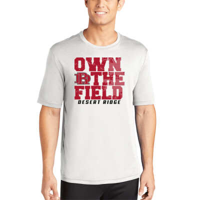 Adult Drifit - Own the Field black deep white shirt Thumbnail
