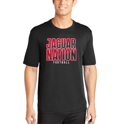 Adult Drifit - Jaguar Nation black shirt Thumbnail