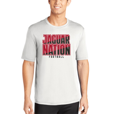 Adult Drifit - Jaguar Nation white shirt Thumbnail