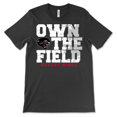 Adult T-Shirt - Own the Field black shirt Thumbnail