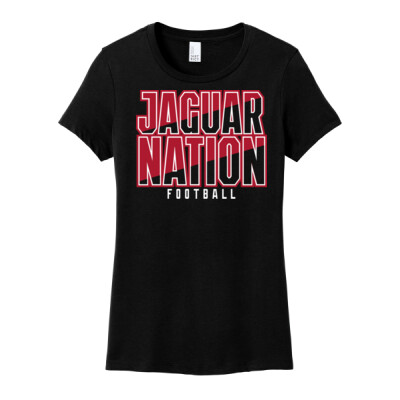 Ladies T-shirt - Jaguar Nation black shirt  Thumbnail