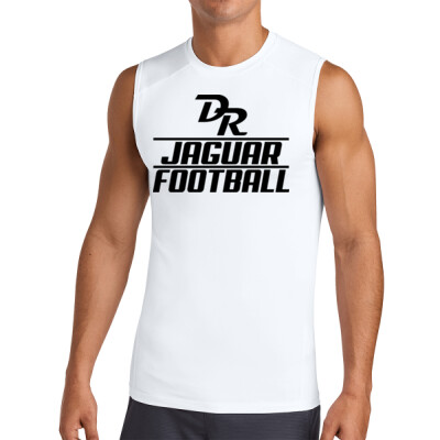 Adult Compression - DR Jaguar Football white Thumbnail
