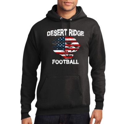 Adult Fleece Hoodie - Flag Thumbnail