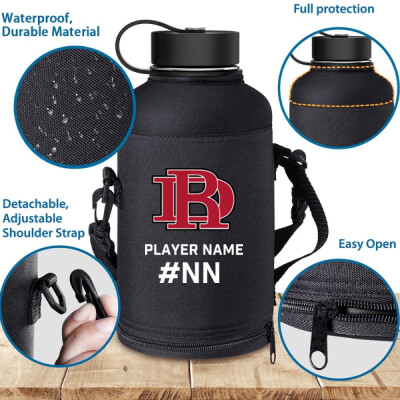 64oz Water Bottle with Carrying Case / Personalized Thumbnail