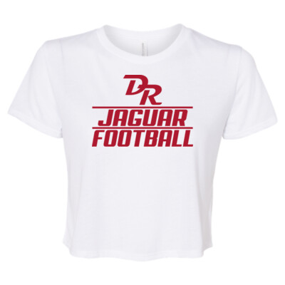 Women's Flowy Cropped tee - DR Jaguar Football Thumbnail