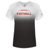 Women's V-Neck Ombre T-Shirt Thumbnail
